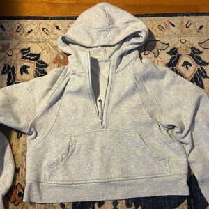 Scuba Oversized Half Sized Hoodie
